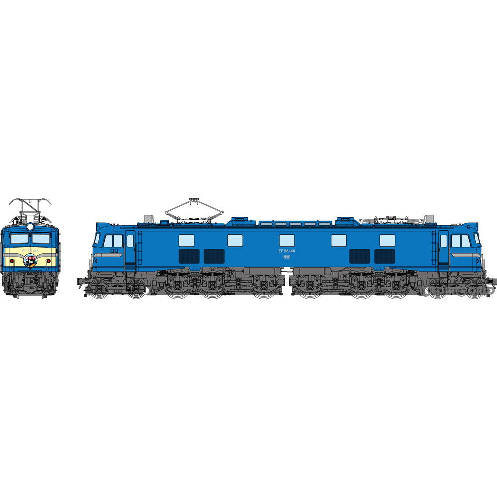 【新品】【お取り寄せ】[RWM] TW-EF58-08 国鉄EF58148 ヨロイ窓 SG 白Hゴム 前面警戒色(動力付き) HOゲージ 鉄道模型 TRAMWAY(トラムウェイ)(20210827)
