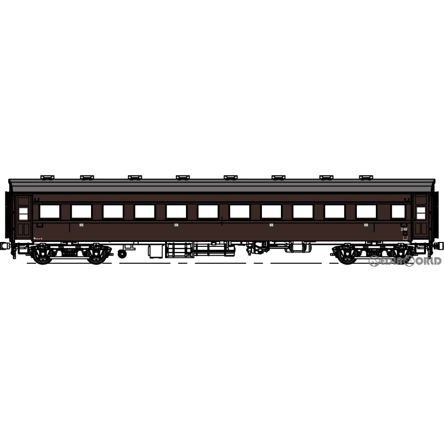 【新品】【お取り寄せ】[RWM] (再販)TW35T-Oha35KN-1 オハ35キノコ折妻・布張屋根・ぶどう1号(動力無し) HOゲージ 鉄道模型 TRAMWAY(トラムウェイ)(20210721)