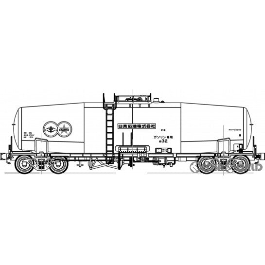 【予約安心出荷】[RWM] (再販) TW-35000-F0030 タキ35000日本石油(こうもりマーク) 2両セット(動力無し) HOゲージ 鉄道模型 TRAMWAY(トラムウェイ) (発売中止)