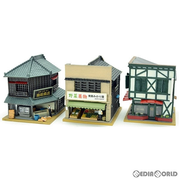 【新品】【お取り寄せ】[RWM] 284482 建物コレクション(建コレ) 130-2 魚屋・八百屋・純喫茶2 Nゲージ 鉄道模型 TOMYTEC(トミーテック)(20171029)