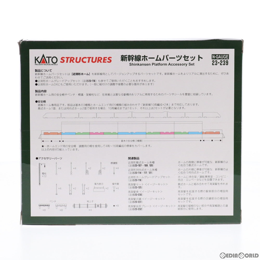 【新品】【お取り寄せ】[RWM] 23-239 新幹線ホームパーツセット Nゲージ 鉄道模型 KATO(カトー)(20201101)