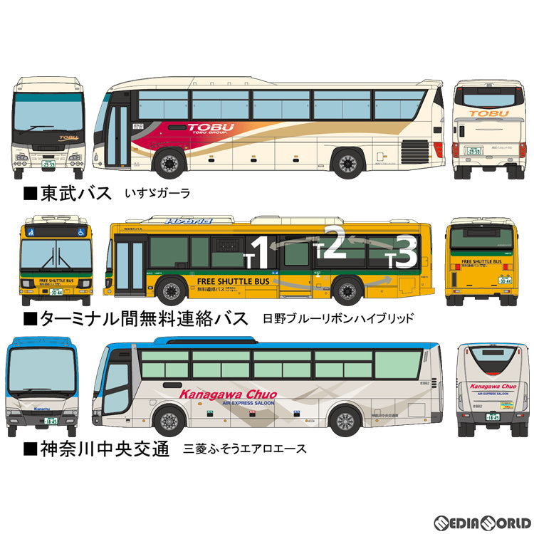【新品】【お取り寄せ】[RWM] 313168 ザ・バスコレクション 東京国際空港(HND)バスセットB Nゲージ 鉄道模型 TOMYTEC(トミーテック)(20210228)