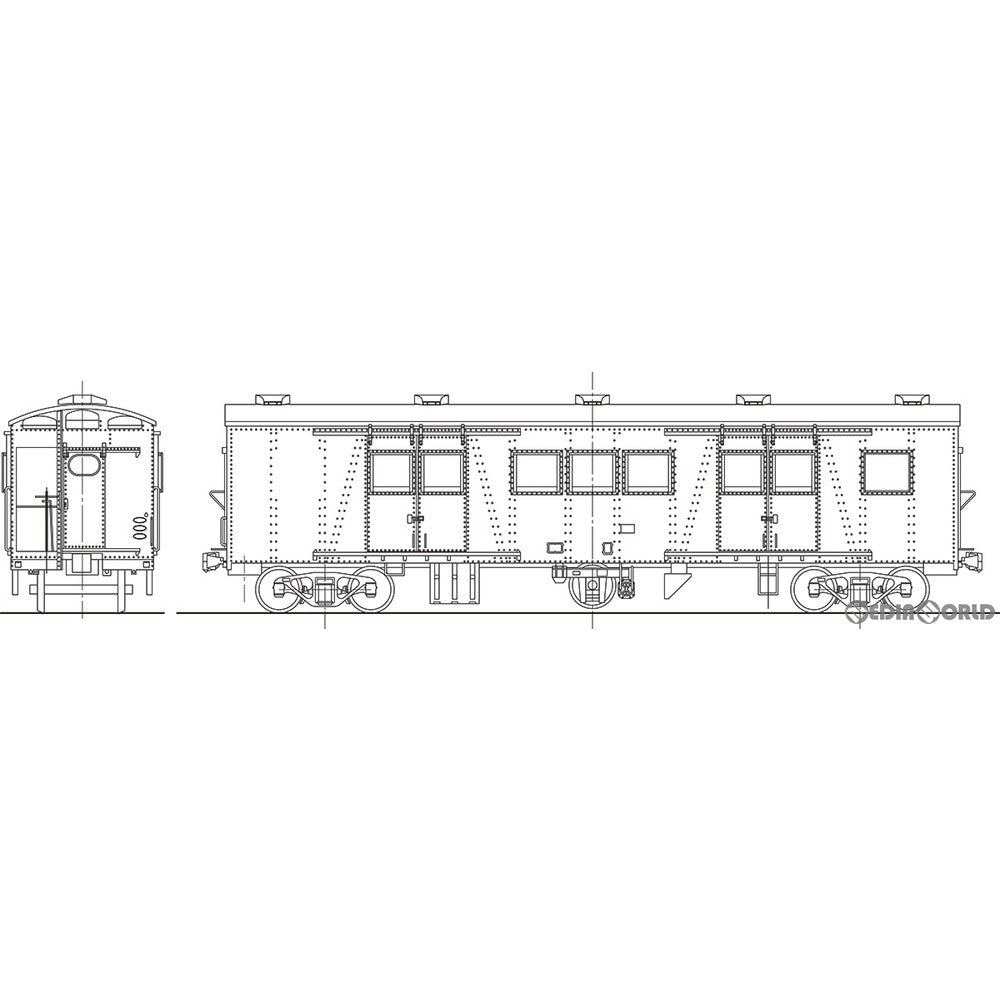 【新品即納】[RWM] 16番 国鉄 ヤ200形 脱線試験車 組立キット HOゲージ 鉄道模型 ワールド工芸(20210210)