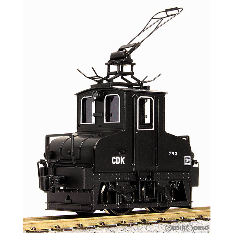 【新品即納】[RWM] (再販) 【特別企画品】16番 銚子電鉄 デキ3 電気機関車 黒色仕様 II 塗装済完成品 リニューアル品(動力付き) HOゲージ 鉄道模型 ワールド工芸(20201210)