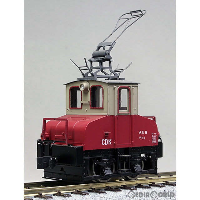 【新品即納】[RWM] (再販) 【特別企画品】16番 銚子電鉄 デキ3 電気機関車 ツートン仕様 II 塗装済完成品(動力付き) HOゲージ 鉄道模型 ワールド工芸(20201210)