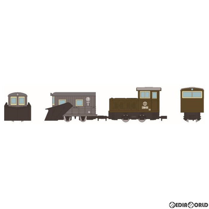 【中古即納】[RWM] 313601 鉄道コレクション(鉄コレ) ナローゲージ80 猫屋線 ユキ1・DB101茶色塗装 2両セット(動力無し) HOナローゲージ 鉄道模型 TOMYTEC(トミーテック)(20210328)