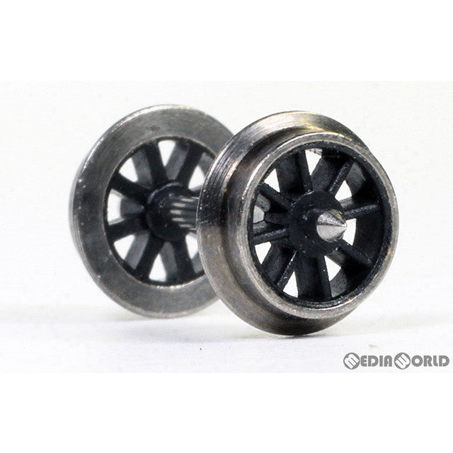 【新品即納】[RWM] 9mmゲージ φ5.7mm スポーク ピボット車輪 両絶 (軸端距離14.2mm) 2軸入 Nゲージ 鉄道模型 ワールド工芸(20201210)