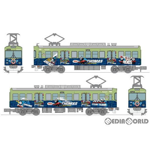 【新品】【お取り寄せ】[RWM] 262237 鉄道コレクション(鉄コレ) 京阪電車大津線700形 きかんしゃトーマス号2015 2両セット(動力無し) Nゲージ 鉄道模型 TOMYTEC(トミーテック)(20160214)
