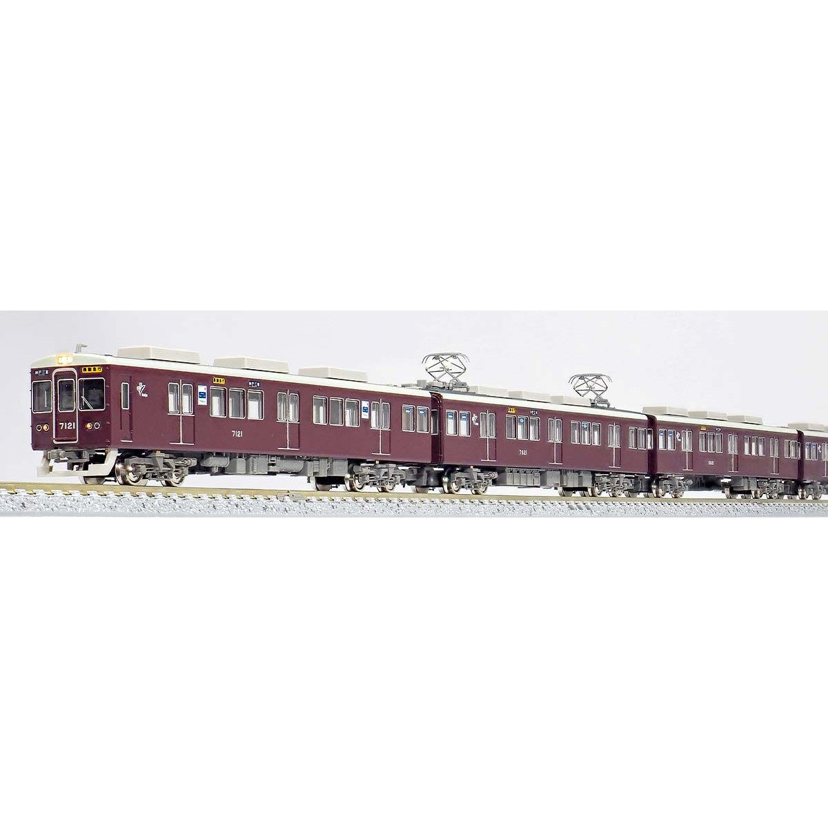 【新品】【お取り寄せ】[RWM] 50058 阪急7000系(7021編成タイプ・小窓無し) 8両編成セット(動力付き) Nゲージ 鉄道模型 GREENMAX(グリーンマックス)(20210514)