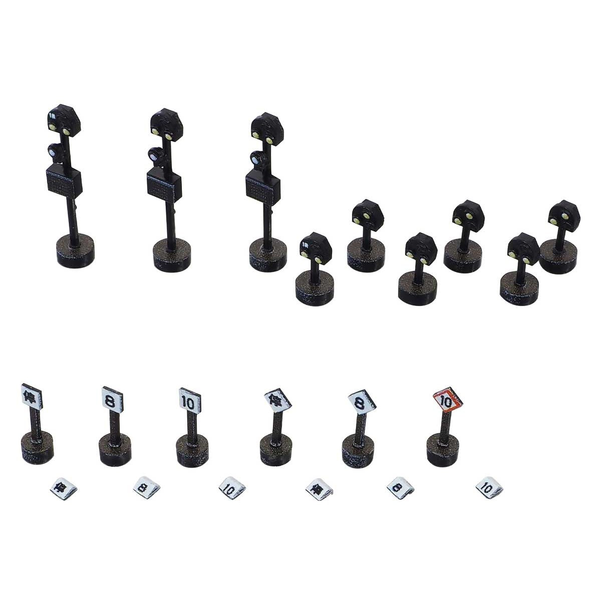 【新品即納】[RWM] (再販)2596 着色済み 入換信号機セット Nゲージ 鉄道模型 GREENMAX(グリーンマックス)(20211126)