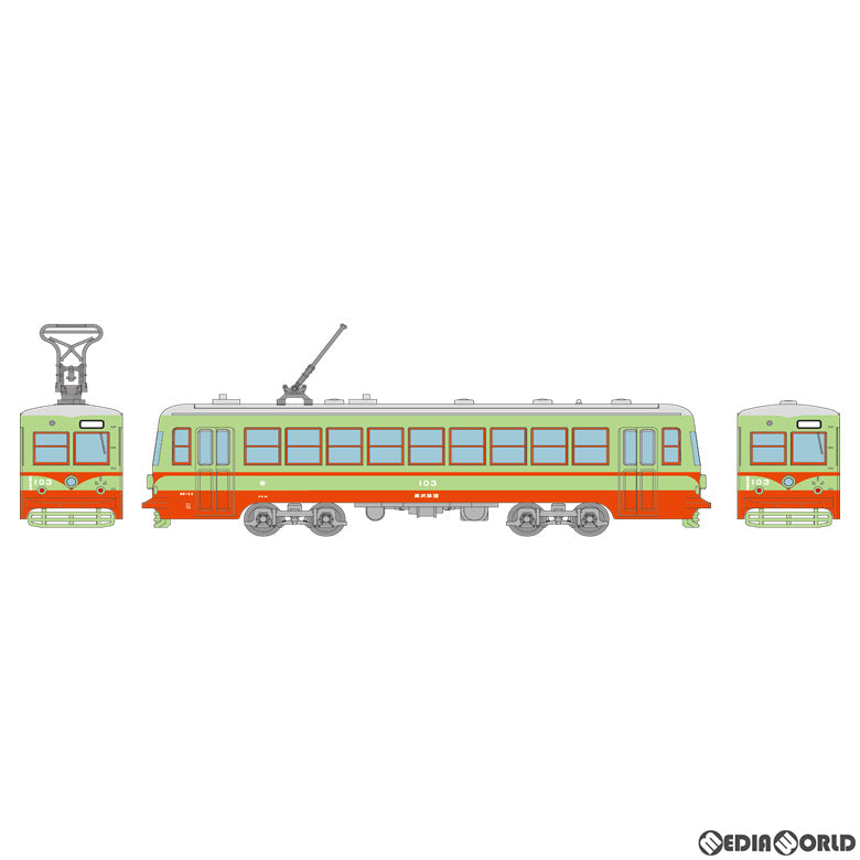 【新品】【お取り寄せ】[RWM] 315643 鉄道コレクション(鉄コレ) 東武日光軌道線100形 103号車(動力無し) Nゲージ 鉄道模型 TOMYTEC(トミーテック)(20210626)