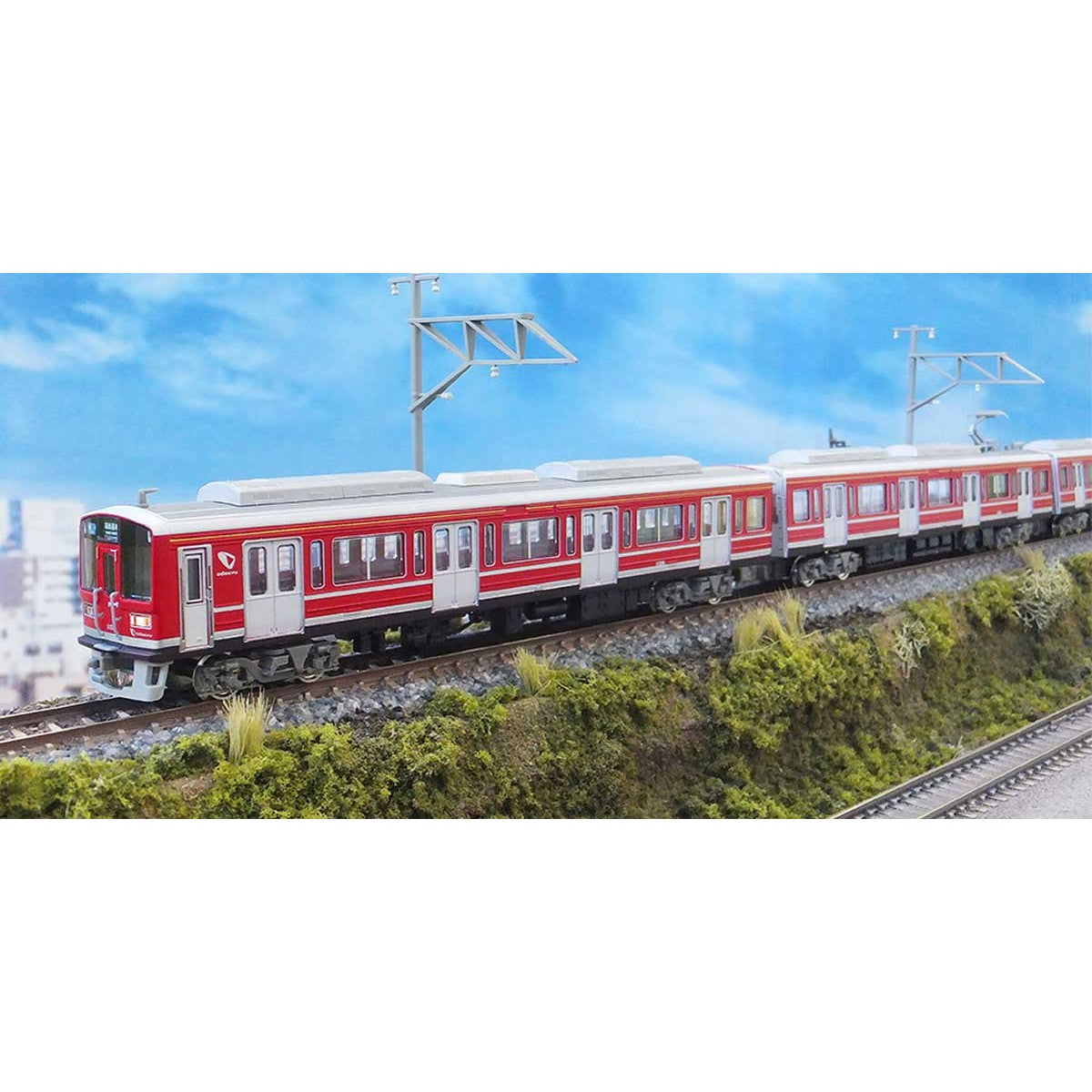 【新品】【お取り寄せ】[RWM] 30431 小田急1000形(赤) 4両編成セット(動力付き) Nゲージ 鉄道模型 GREENMAX(グリーンマックス)(20210803)