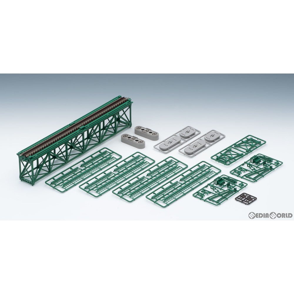 【新品即納】[RWM] 3267 上路式単線トラス鉄橋S280(F)(深緑)(PC橋脚・2本付) Nゲージ 鉄道模型 TOMIX(トミックス)(20210626)