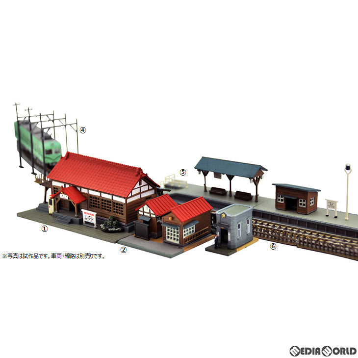 【中古即納】[RWM] 311805 建物コレクション(建コレ) 073-4 駅前セット4 Nゲージ 鉄道模型 TOMYTEC(トミーテック)(20210829)