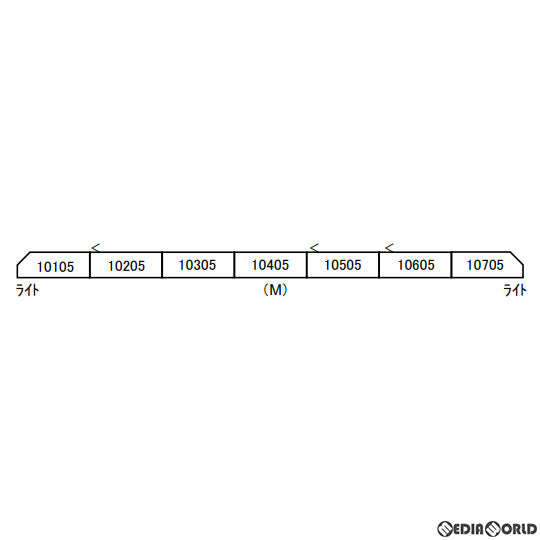 【中古即納】[RWM] A7022 西武鉄道10000系 レッドアロークラシック ラストランマーク 7両セット(動力付き) Nゲージ 鉄道模型 MICRO ACE(マイクロエース)(20211013)