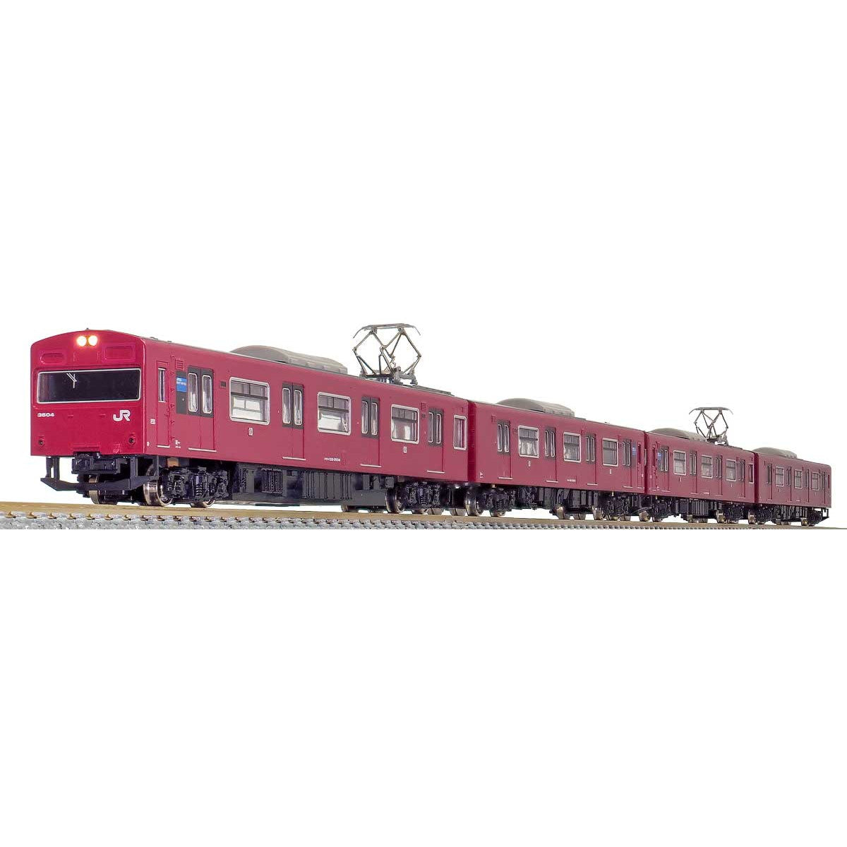 【新品】【お取り寄せ】[RWM] 31512 JR103系3500番台 播但線(台車黒) 4両編成セット(動力付き) Nゲージ 鉄道模型 GREENMAX(グリーンマックス)(20210930)