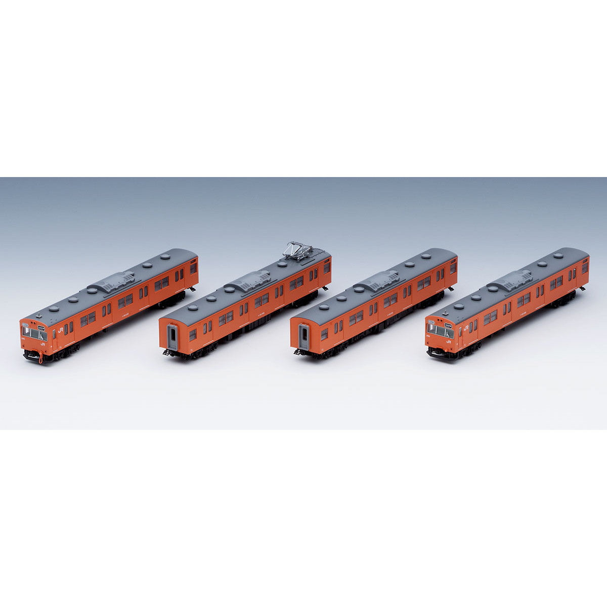 【新品】【お取り寄せ】[RWM] 98455 JR 103系通勤電車(JR西日本仕様・黒サッシ・オレンジ) 基本セット(4両)(動力付き) Nゲージ 鉄道模型 TOMIX(トミックス)(20211030)
