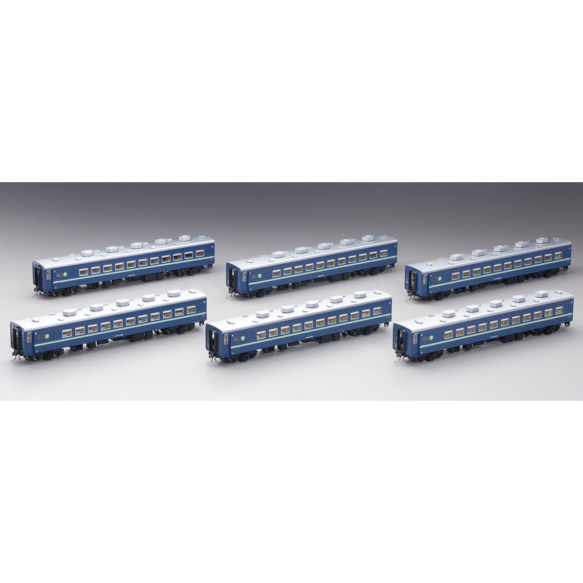 【新品】【お取り寄せ】[RWM] HO-9074 国鉄 スロ81系お座敷客車(緑帯) セット(6両) (動力無し) HOゲージ 鉄道模型 TOMIX(トミックス) (20220129)