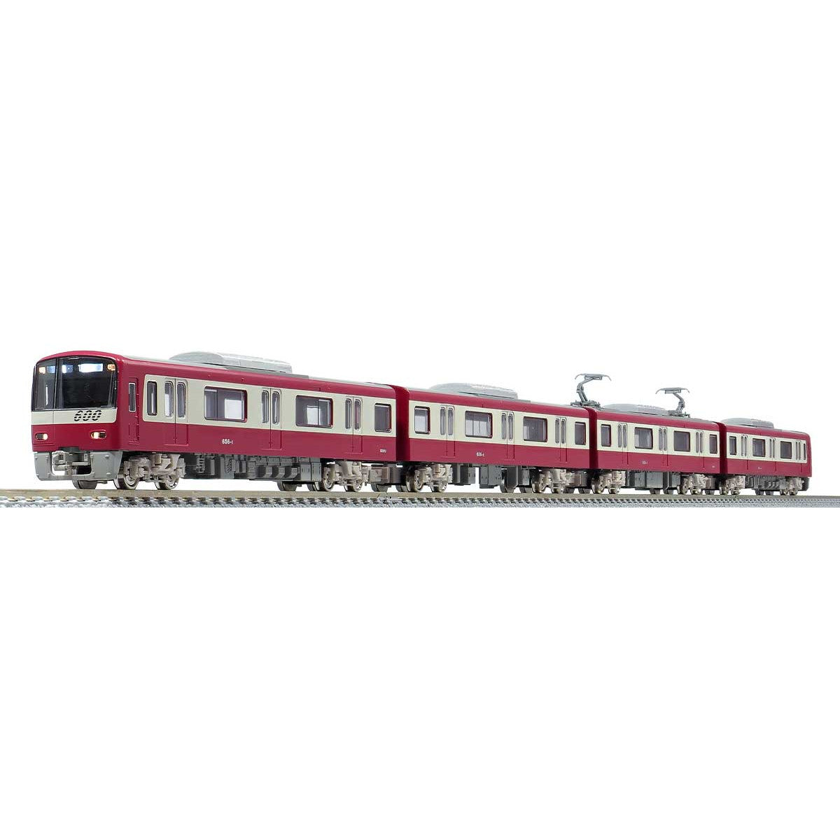 【新品】【お取り寄せ】[RWM] 31524 京急600形4次車(更新車・行先点灯・SRアンテナ付き) 増結4両編成セット(動力無し) Nゲージ 鉄道模型 GREENMAX(グリーンマックス) (20220129)