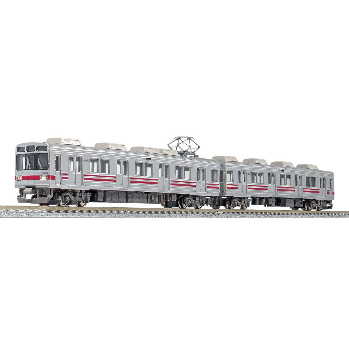【新品】【お取り寄せ】[RWM] 30985 富山地方鉄道17480形(前面赤帯・第3編成) 2両編成セット(動力付き) Nゲージ 鉄道模型 GREENMAX(グリーンマックス) (20220129)