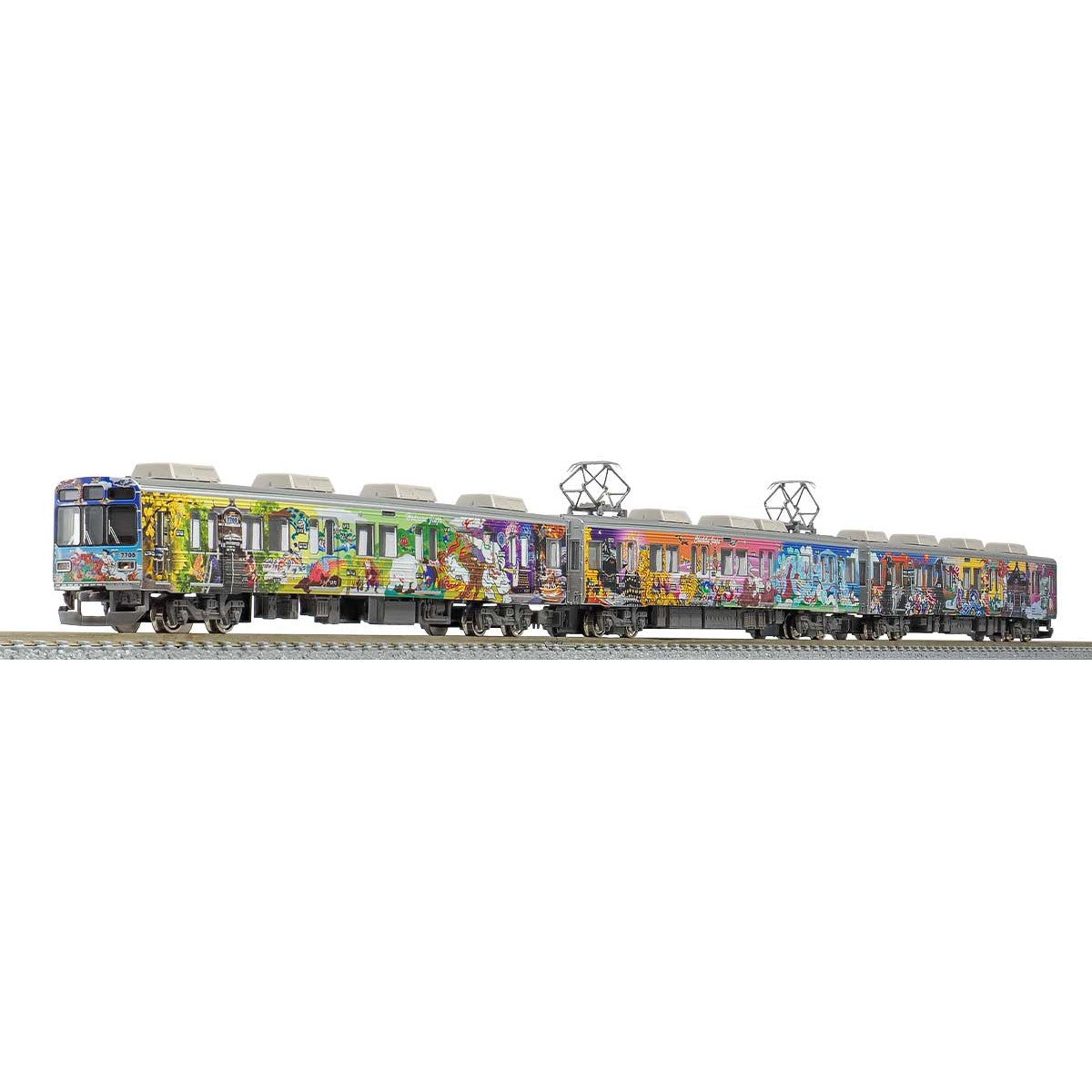 【新品即納】[RWM] 50698 秩父鉄道7500系(秩父三社トレイン) 3両編成セット(動力付き) Nゲージ 鉄道模型 GREENMAX(グリーンマックス) (20220216)