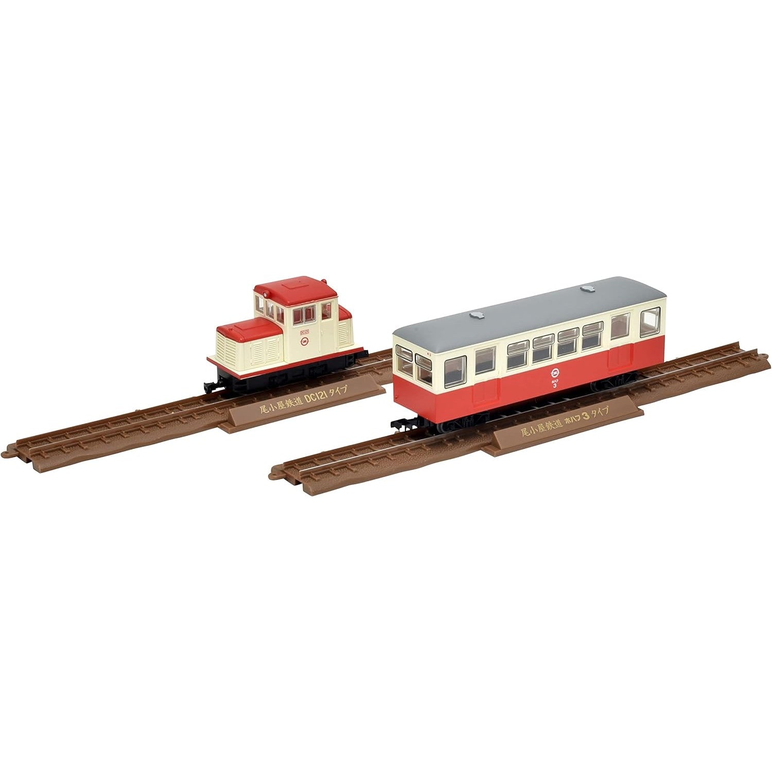 【新品即納】[RWM] 315520 鉄道コレクション(鉄コレ) ナローゲージ80 想い出の尾小屋鉄道 DC121タイプ+ホハフ3タイプ 2両セット(動力無し) HOナローゲージ 鉄道模型 TOMYTEC(トミーテック) (20220219)