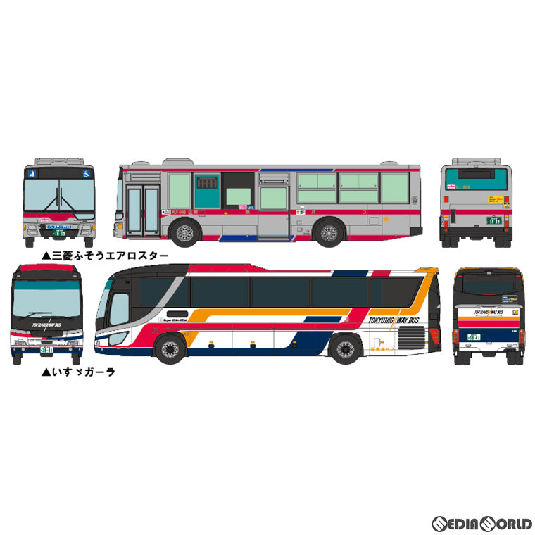 【新品】【お取り寄せ】[RWM] 317371 ザ・バスコレクション 東急バス(創立30周年記念) 2台セット Nゲージ 鉄道模型 TOMYTEC(トミーテック)(20220129)