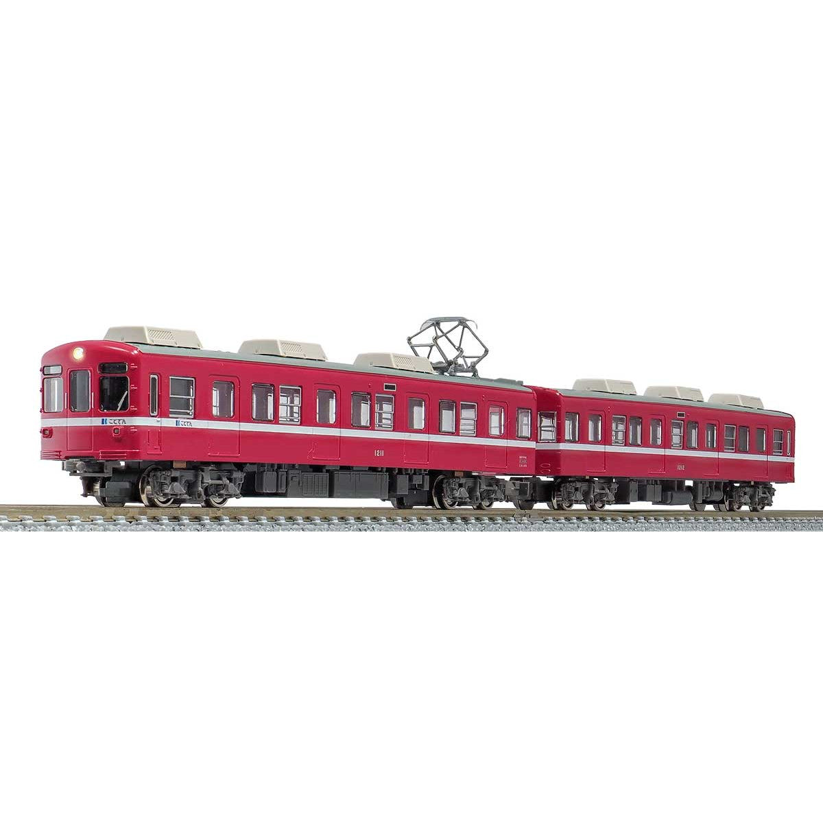 【新品】【お取り寄せ】[RWM] 50701 高松琴平電気鉄道1200形(情熱の赤い電車) 2両編成セット(動力付き) Nゲージ 鉄道模型 GREENMAX(グリーンマックス) (20220216)