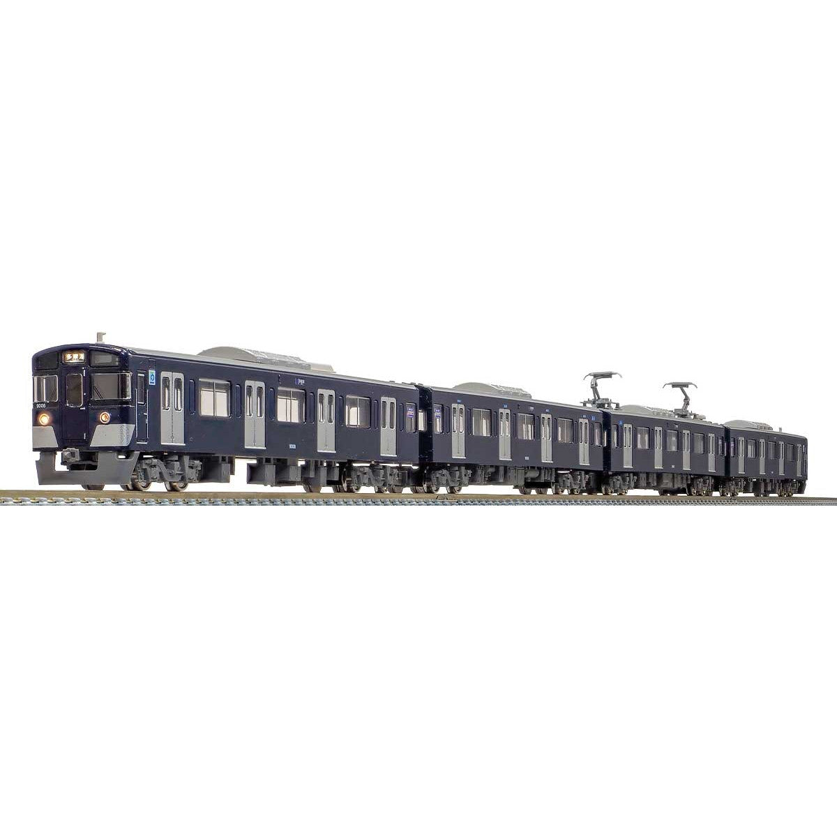 【新品即納】[RWM] 31552 西武9000系(多摩湖線・紺色) 4両編成セット(動力付き) Nゲージ 鉄道模型 GREENMAX(グリーンマックス) (20220319)