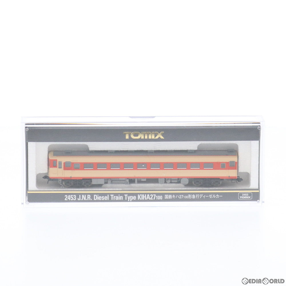【中古即納】[RWM] 2453 国鉄 キハ27 100形急行ディーゼルカー(動力無し) Nゲージ 鉄道模型 TOMIX(トミックス) (19991231)