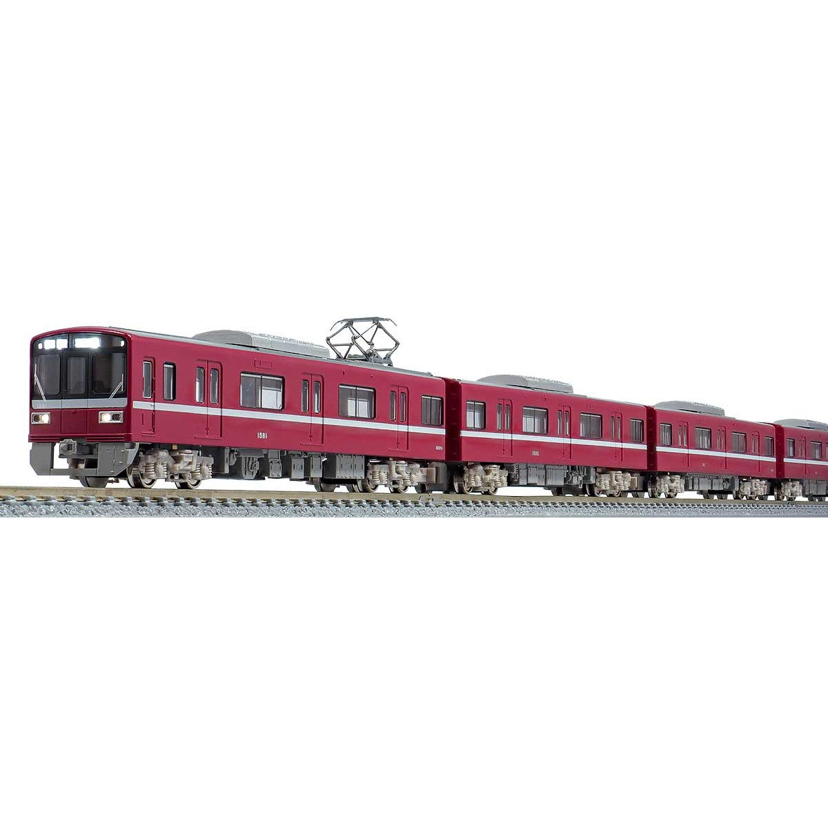【新品即納】[RWM] 31547 京急1500形(更新車・1581編成・SRアンテナ付き) 6両編成セット(動力付き) Nゲージ 鉄道模型 GREENMAX(グリーンマックス) (20220331)