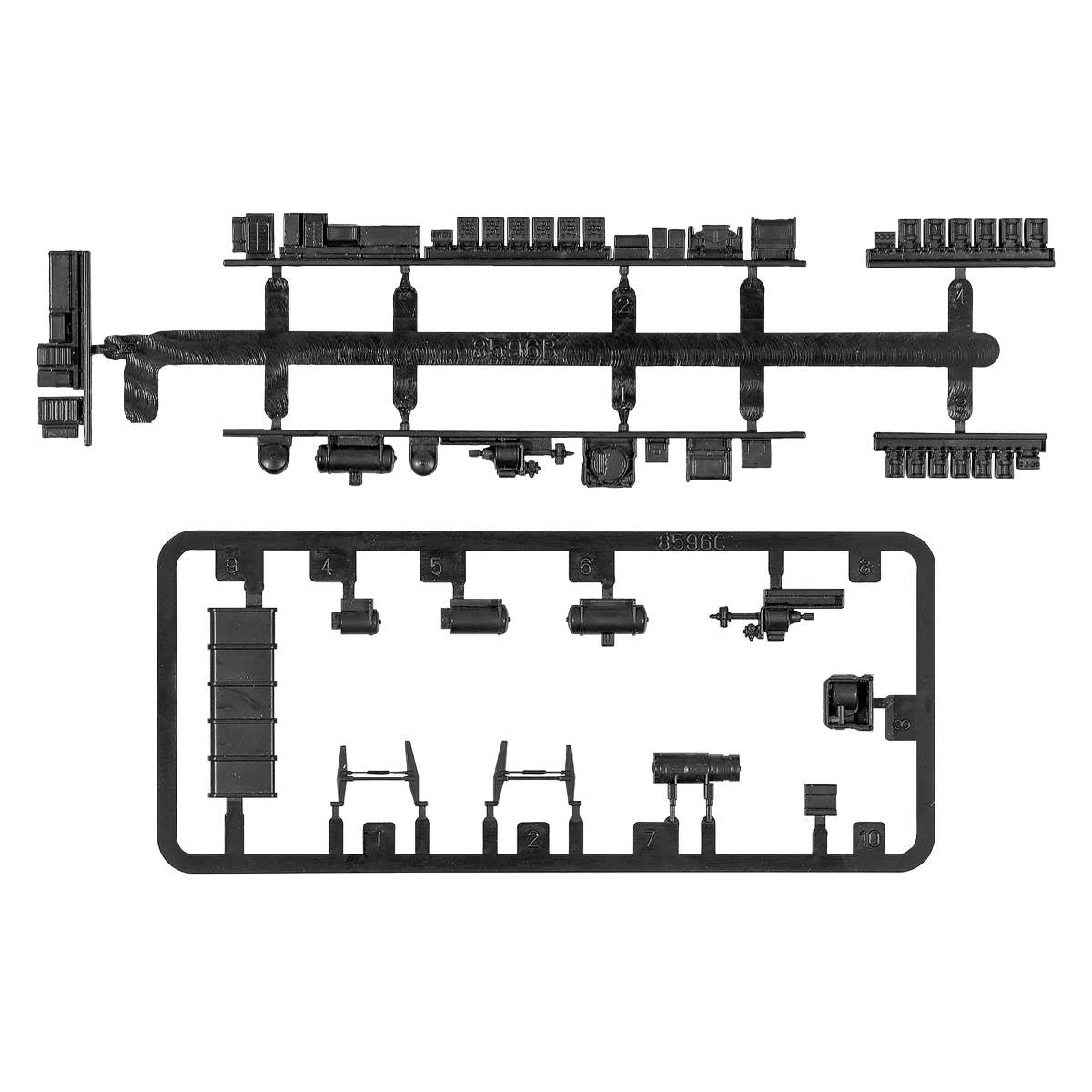 【新品即納】[RWM] 8596 旧型国電床下機器セットA(クモハ・モハ用・4枚入り) Nゲージ 鉄道模型 GREENMAX(グリーンマックス) (20220226)
