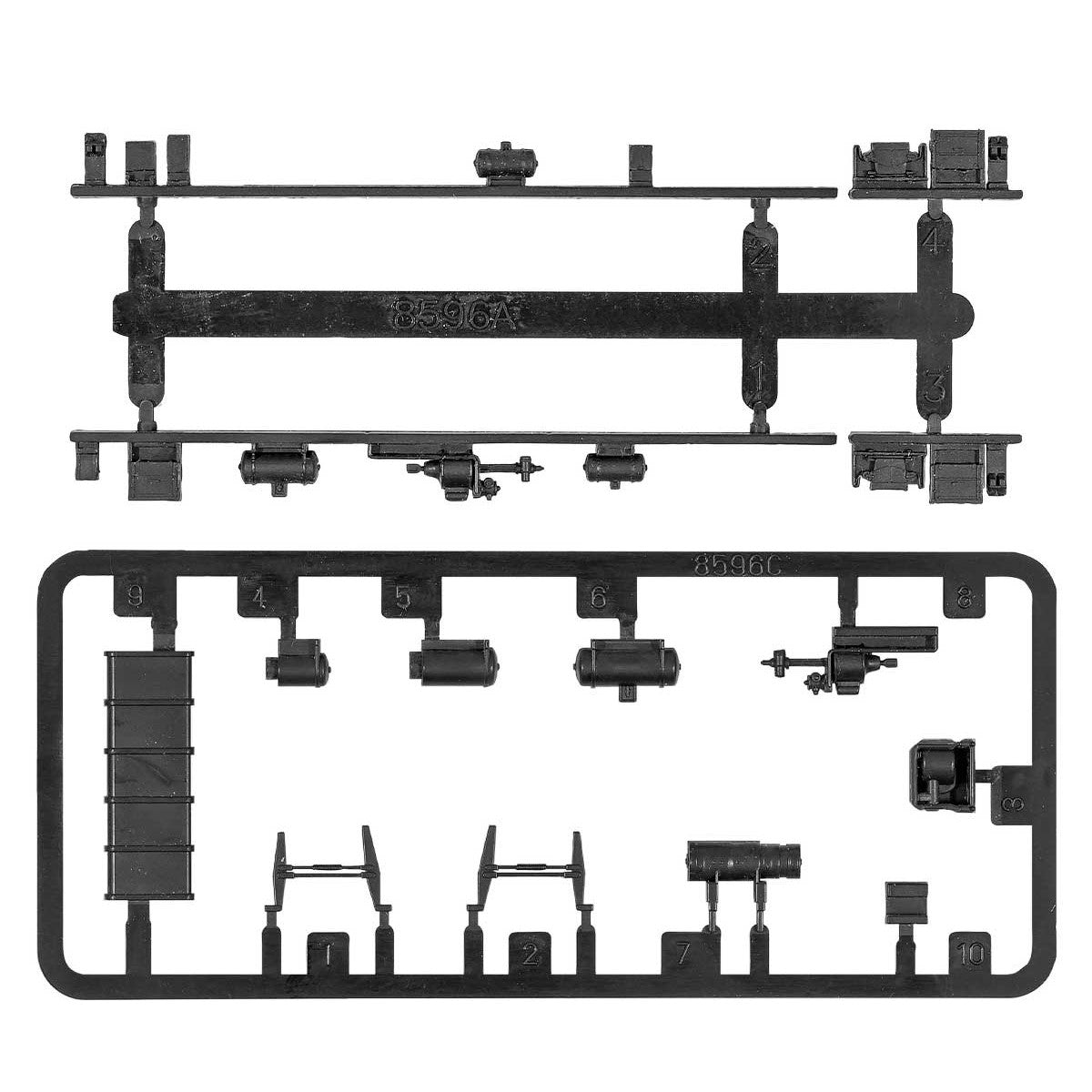 【新品即納】[RWM] 8597 旧型国電床下機器セットB(クハ・サハ・サロ用・4枚入り) Nゲージ 鉄道模型 GREENMAX(グリーンマックス) (20220226)