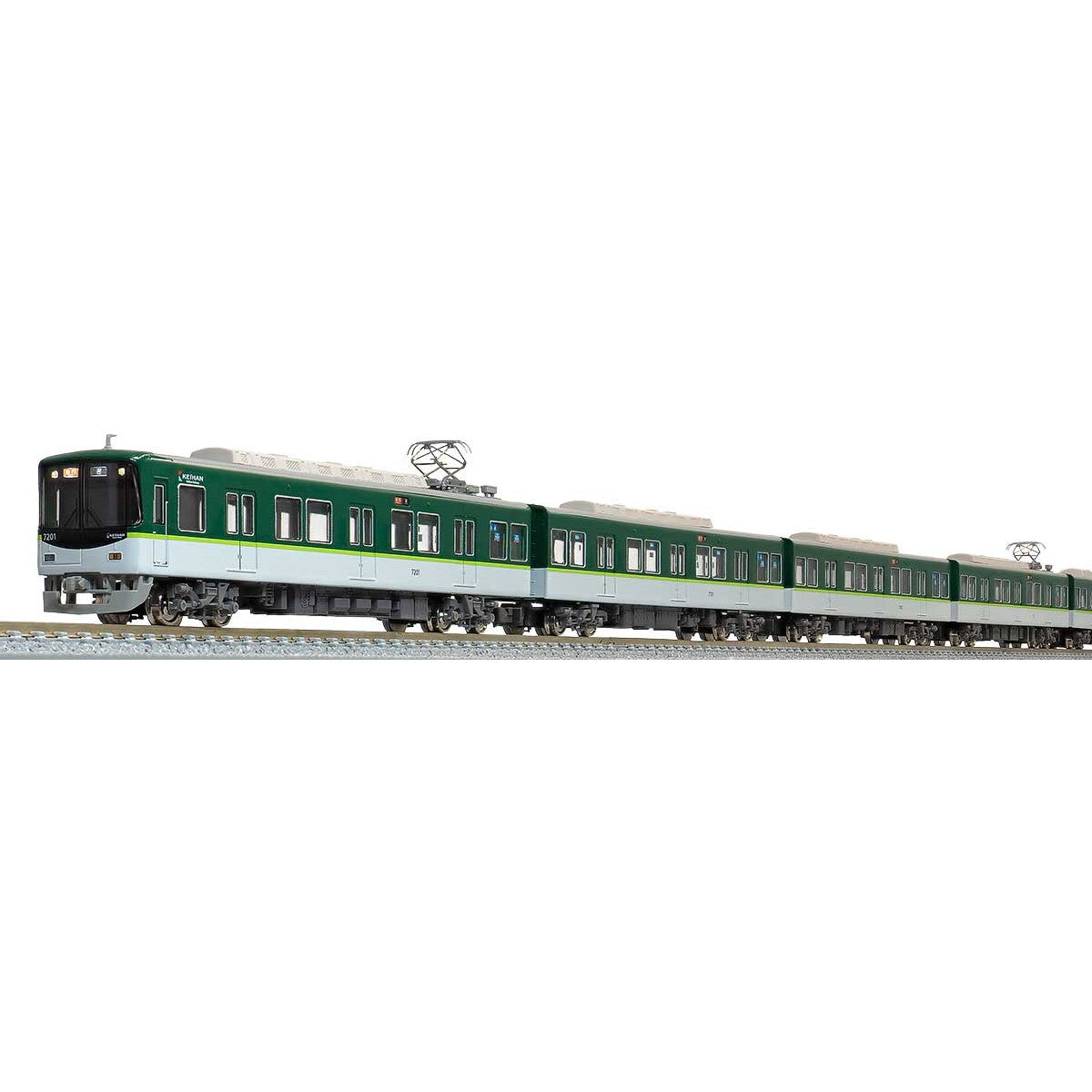 【新品即納】[RWM] 31538 京阪7200系(7201編成) 7両編成セット(動力付き) Nゲージ 鉄道模型 GREENMAX(グリーンマックス) (20220429)