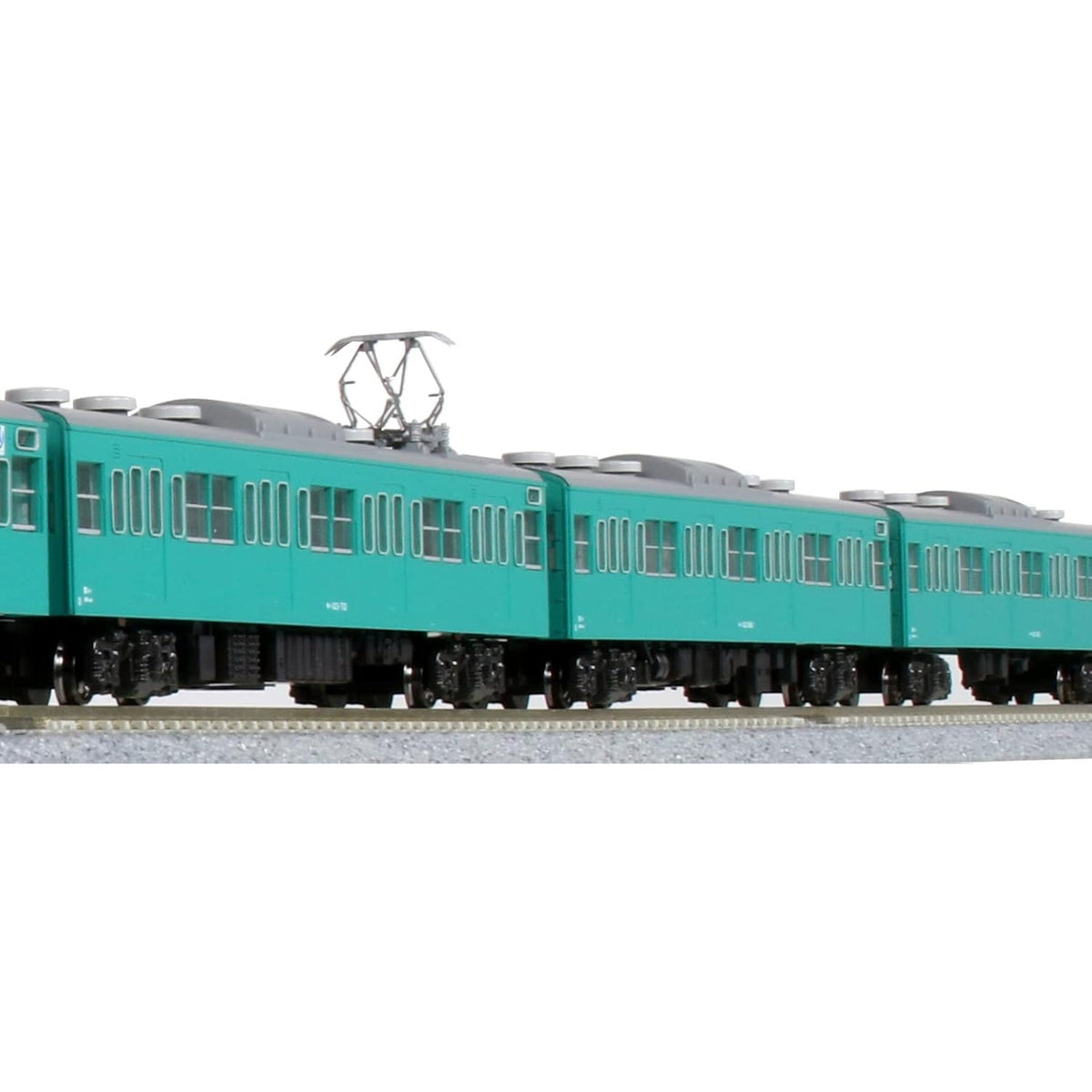 【新品】【お取り寄せ】[RWM] 10-1744E 103系(エメラルドグリーン) 中間車3両セット(動力無し) Nゲージ 鉄道模型 KATO(カトー)(20220429)