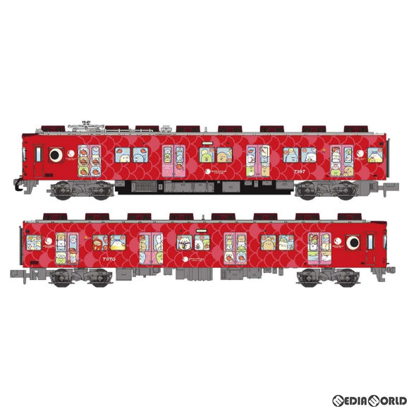 【中古即納】[RWM] A6379 南海7100系 めでたいでんしゃ「なな」『すみっコぐらし×南海電車』 2両セット(動力付き) Nゲージ 鉄道模型 MICRO ACE(マイクロエース)(20220810)