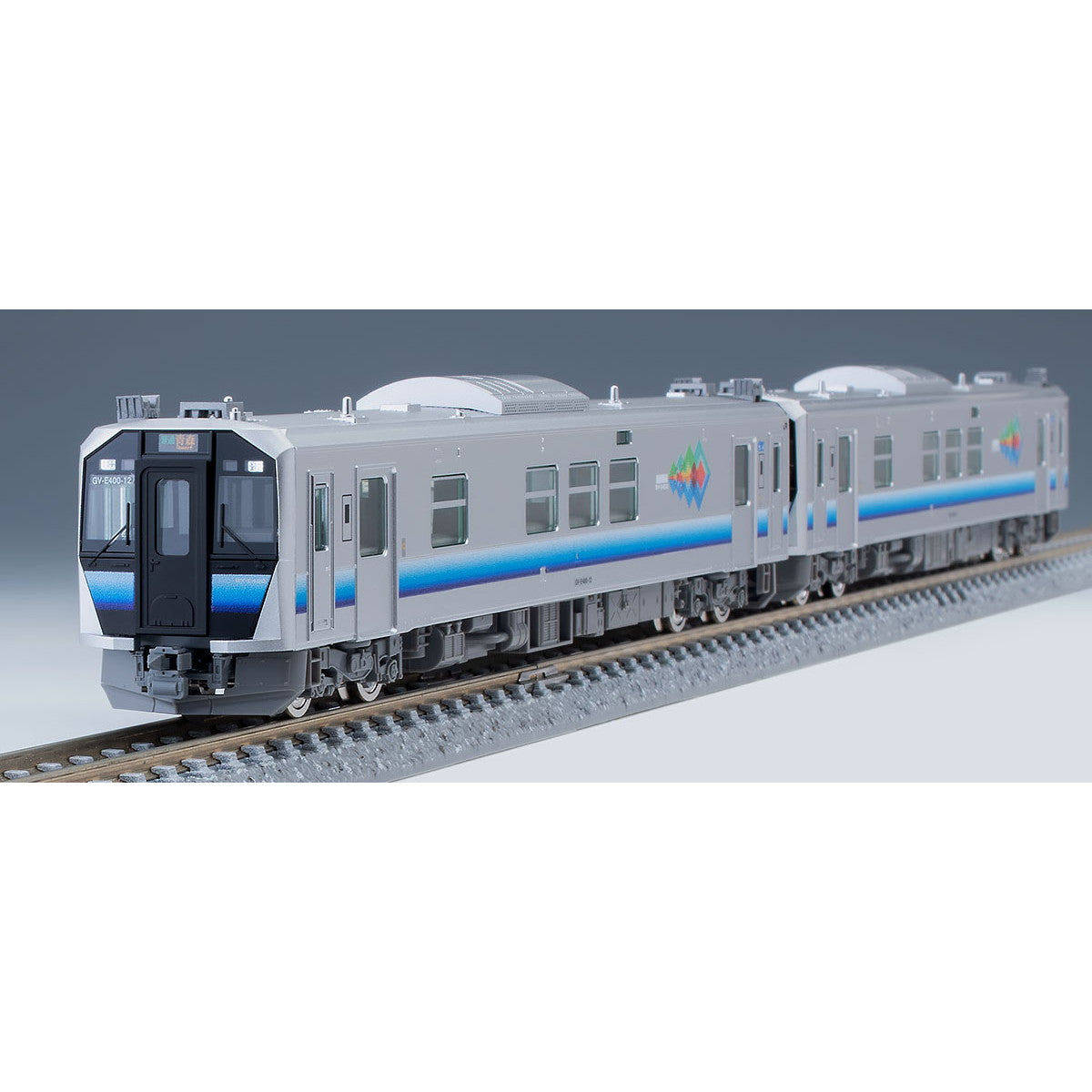【新品即納】[RWM] 98105 JR GV-E400形ディーゼルカー(秋田色) セット(2両) (動力付き) Nゲージ 鉄道模型 TOMIX(トミックス) (20220625)