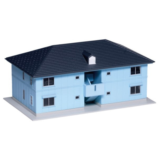 【新品】【お取り寄せ】[RWM] (再販) 23-402A 二階建アパート(ブルー) Nゲージ 鉄道模型 KATO(カトー)(20250207)