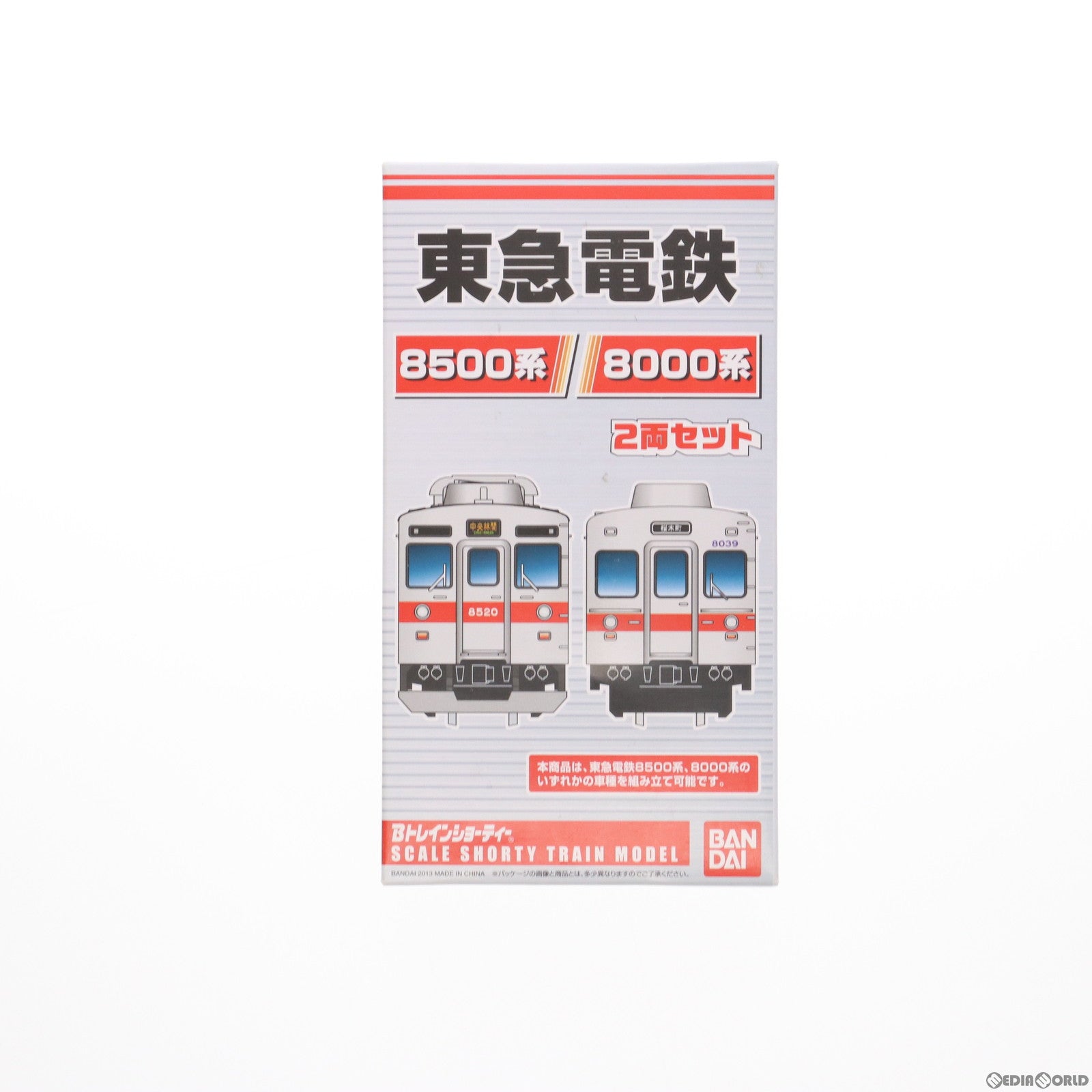 【中古即納】[RWM] Bトレインショーティー 東急電鉄 8500/8000系 2両セット 組み立てキット Nゲージ 鉄道模型 バンダイ(20130531)
