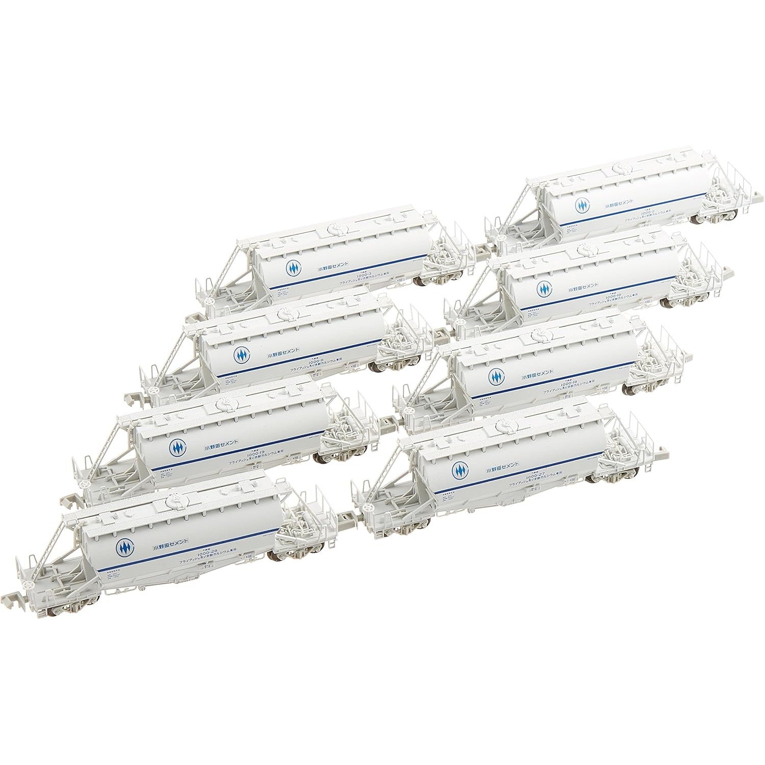 【中古即納】[RWM] (再販)7508 ホキ1000 小野田セメント 8両セット(動力無し) Nゲージ 鉄道模型 ポポンデッタ(20180223)