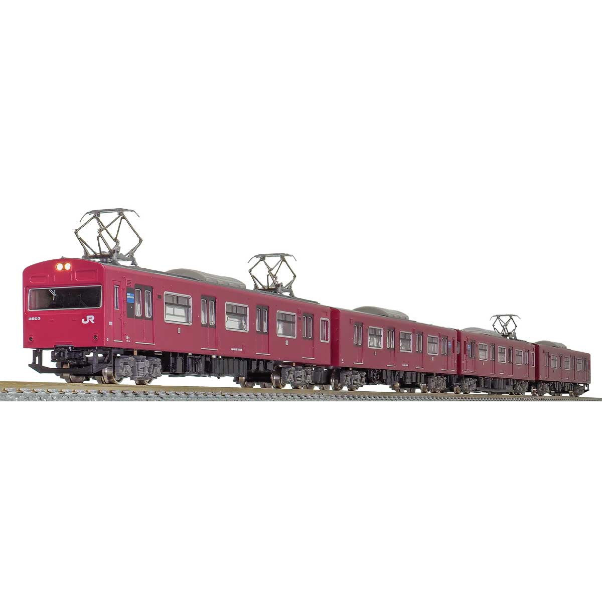 【新品即納】[RWM] 31585 JR103系播但線(BH3パンタ増設編成+BH5編成) 4両編成セット(動力付き) Nゲージ 鉄道模型 GREENMAX(グリーンマックス) (20220618)