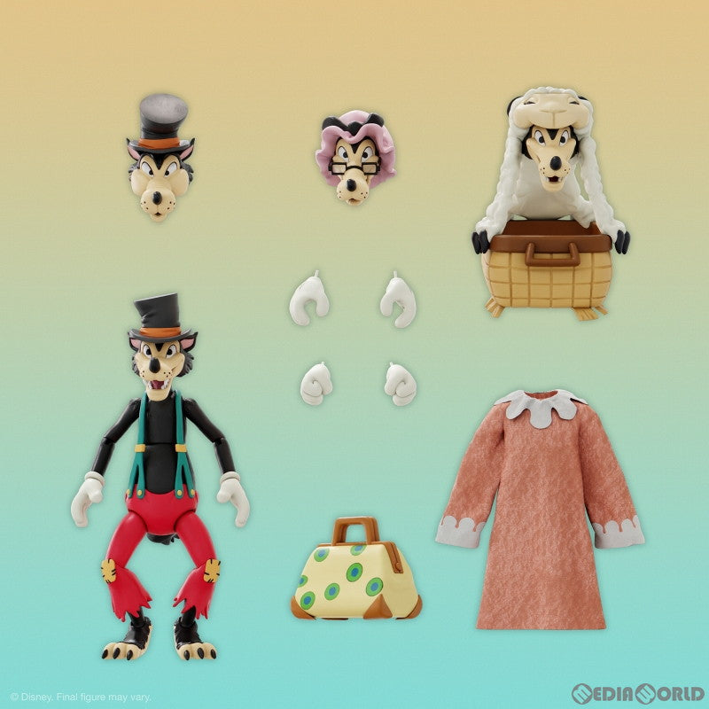 【新品即納】[FIG] ビッグ・バッド・ウルフ シリー・シンフォニー ディズニー wave 3 アルティメイト 7インチ アクションフィギュア スーパー7(20231230)
