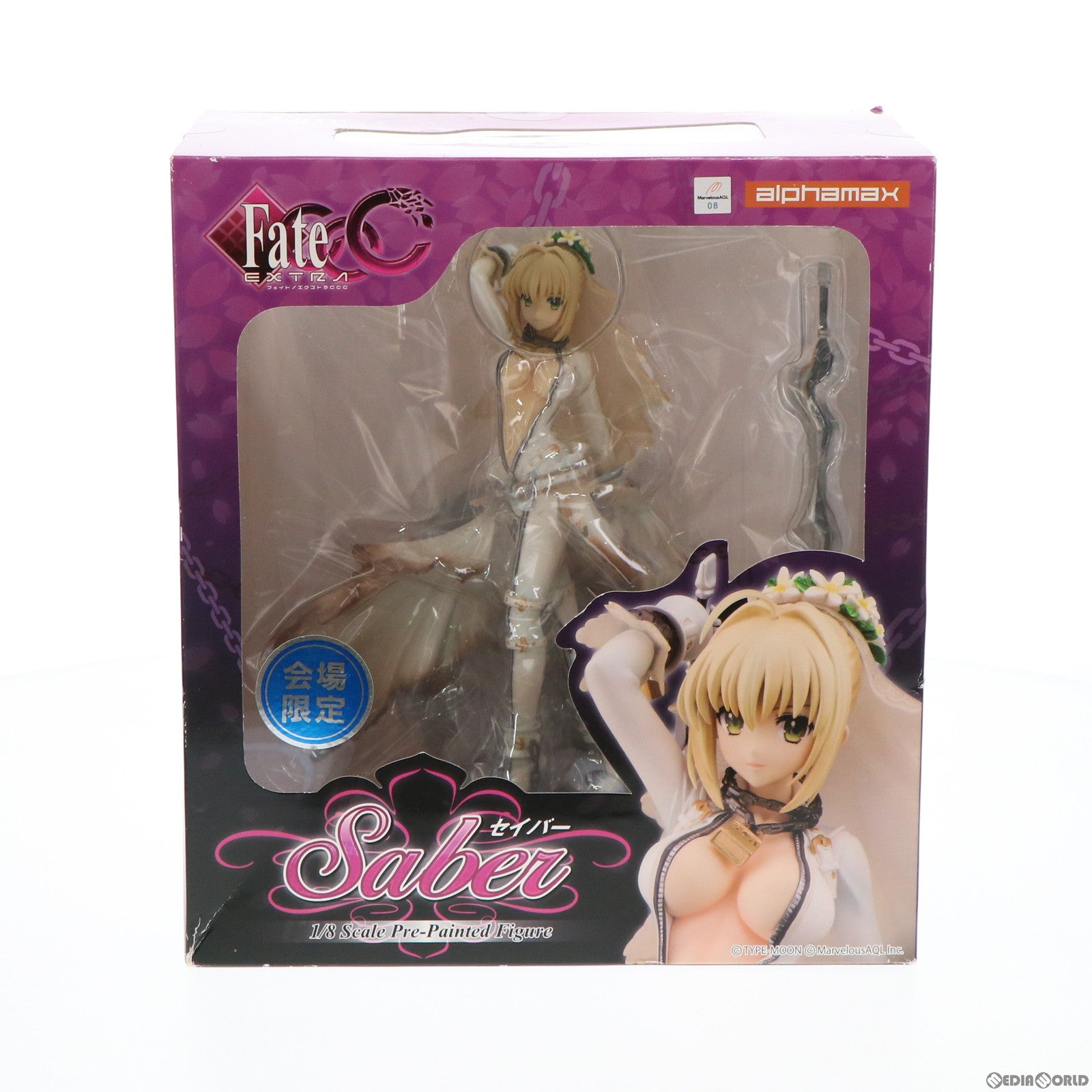 【中古即納】[FIG] セイバー イベント限定Ver. Fate/EXTRA CCC(フェイト/エクストラ CCC) 1/8 完成品 フィギュア ワンダーフェスティバル2014夏会場限定 アルファマックス(20140727)