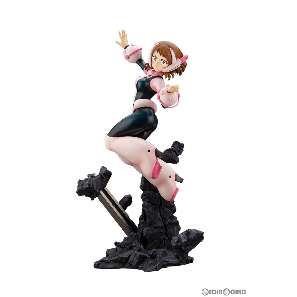 【中古即納】[FIG] ARTFX J 麗日お茶子(うららかおちゃこ) Ver.2 僕のヒーローアカテ゛ミア 1/8 完成品 フィギュア(PV040) コトブキヤ(20221214)