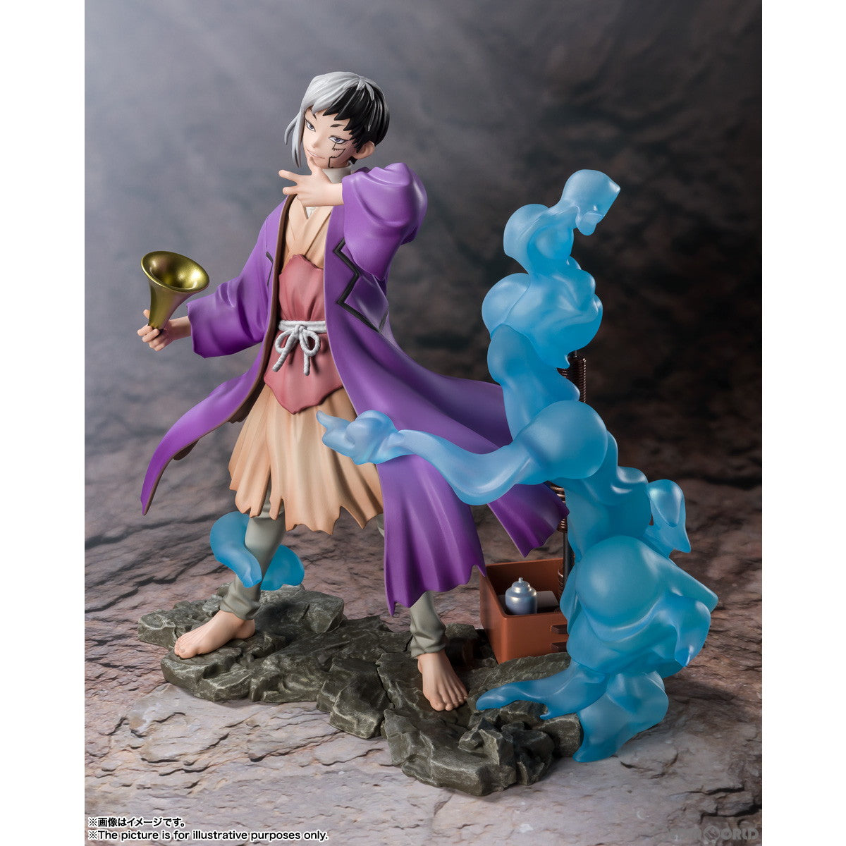 【中古即納】[FIG] フィギュアーツZERO あさぎりゲン Dr.STONE(ドクターストーン) 完成品 フィギュア バンダイスピリッツ(20220917)