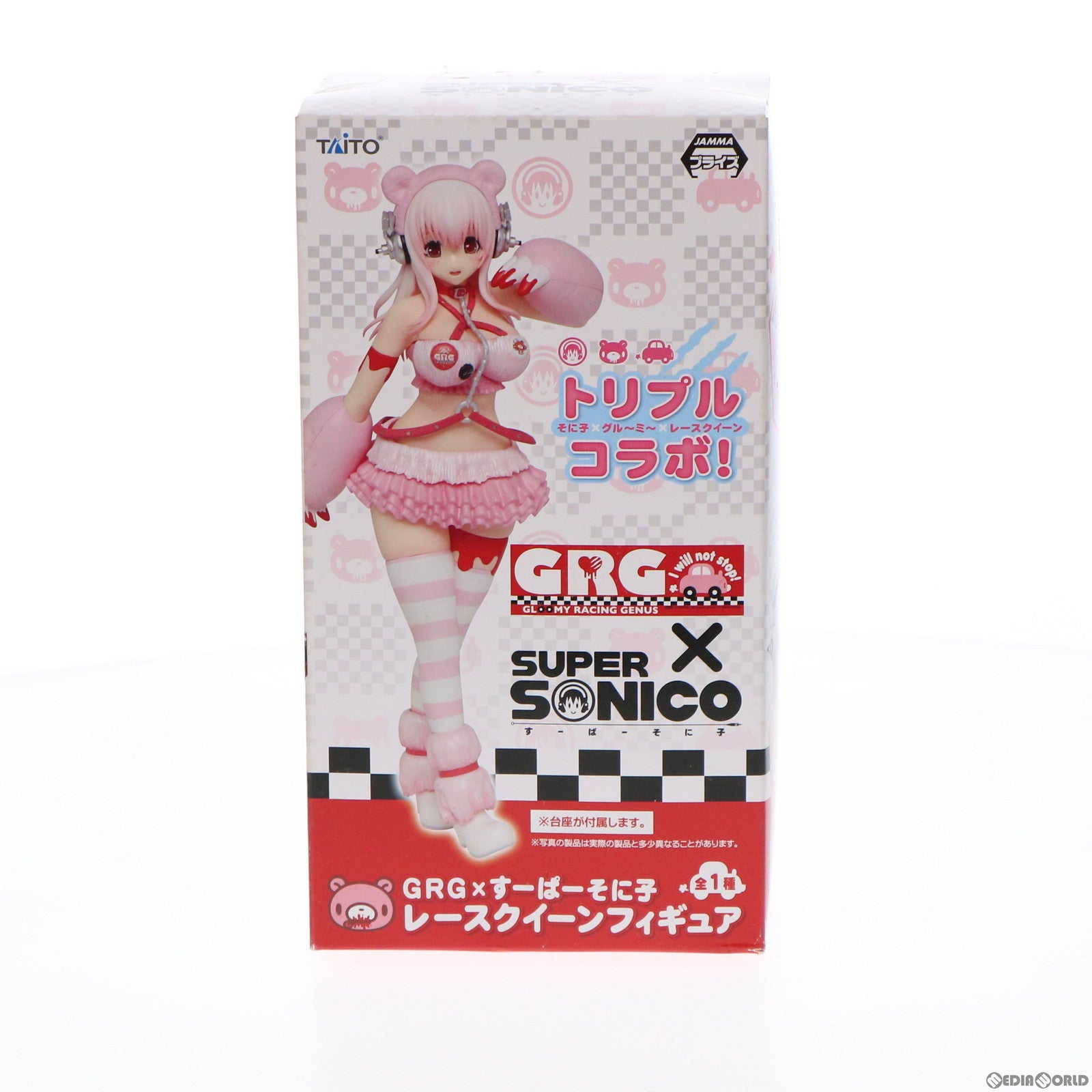 【中古即納】[FIG] レースクイーンそに子 チャックスGP GRG×すーぱーそに子 レースクイーンフィギュア プライズ(CGP-369) タイトー(20140131)