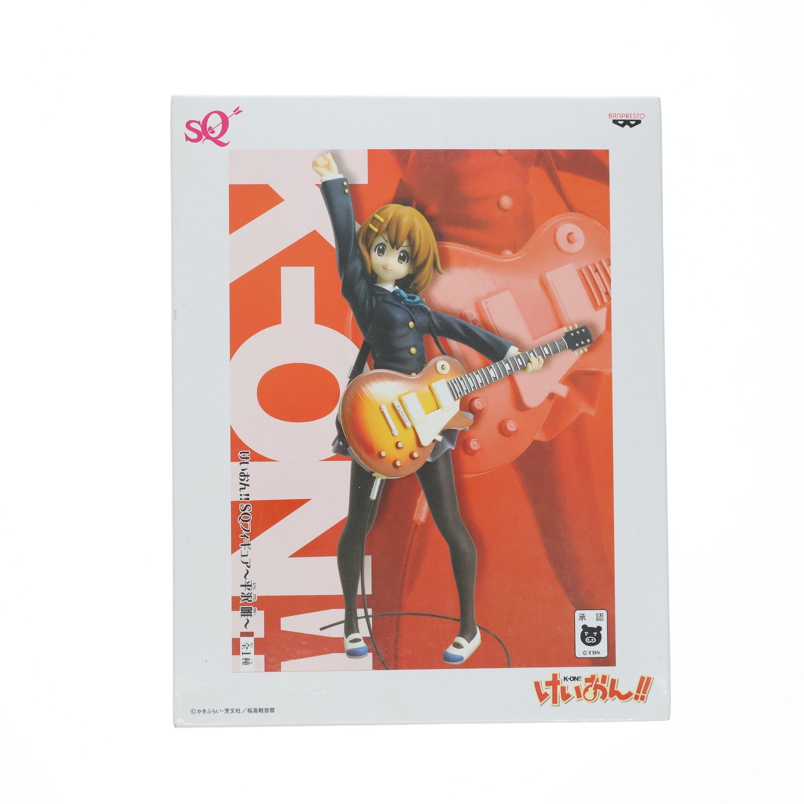 【中古即納】[FIG] 平沢唯(ひらさわゆい) SQフィギュア～平沢唯～ けいおん!! プライズ(47792) バンプレスト(20120331)