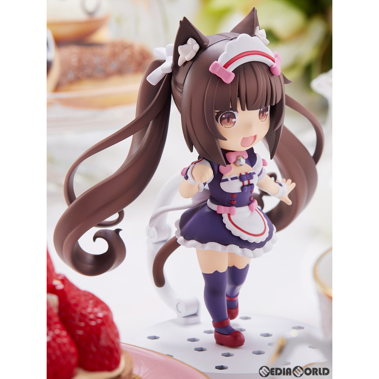 【中古即納】[FIG] ミニフィギュア100! ショコラ ネコぱら 完成品 フィギュア(PF192) PLUM(プラム)(20240831)