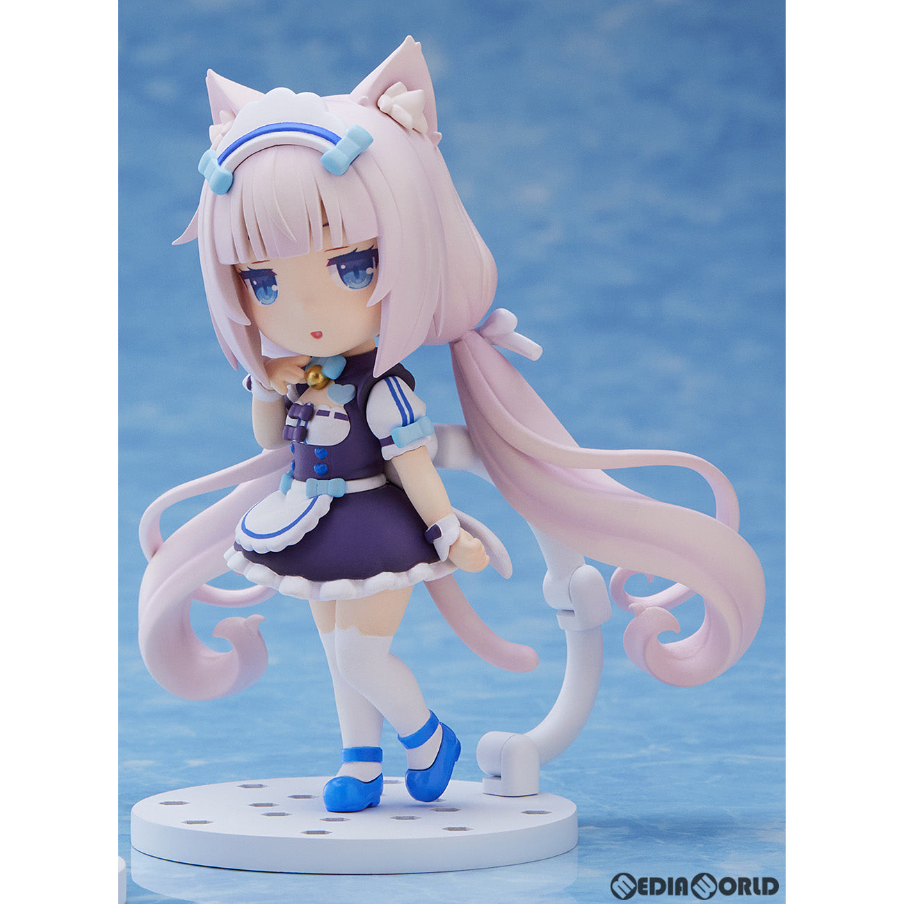 【中古即納】[FIG] (再販) ミニフィギュア100! バニラ ネコぱら 完成品 フィギュア(PF193) PLUM(プラム)(20240831)