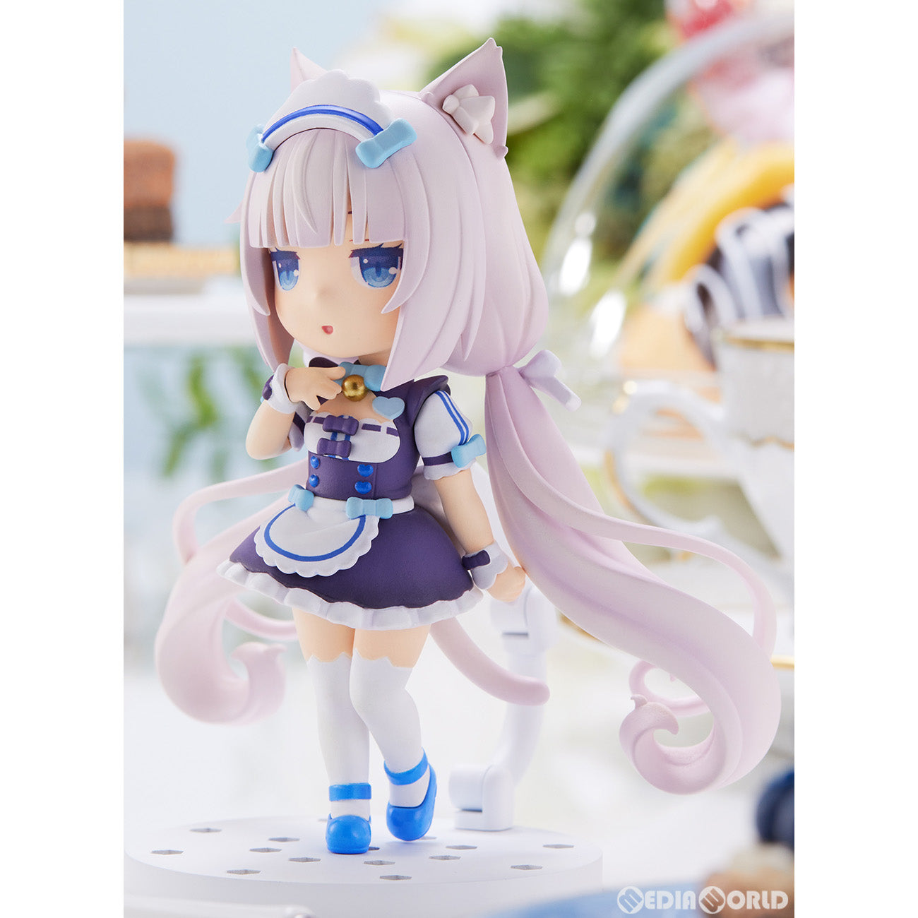 【中古即納】[FIG] (再販) ミニフィギュア100! バニラ ネコぱら 完成品 フィギュア(PF193) PLUM(プラム)(20240831)